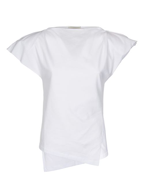 T-shirt asimmetrica imbottita Sebani MARANT ETOILE | TS0097FAA1N41I20WH